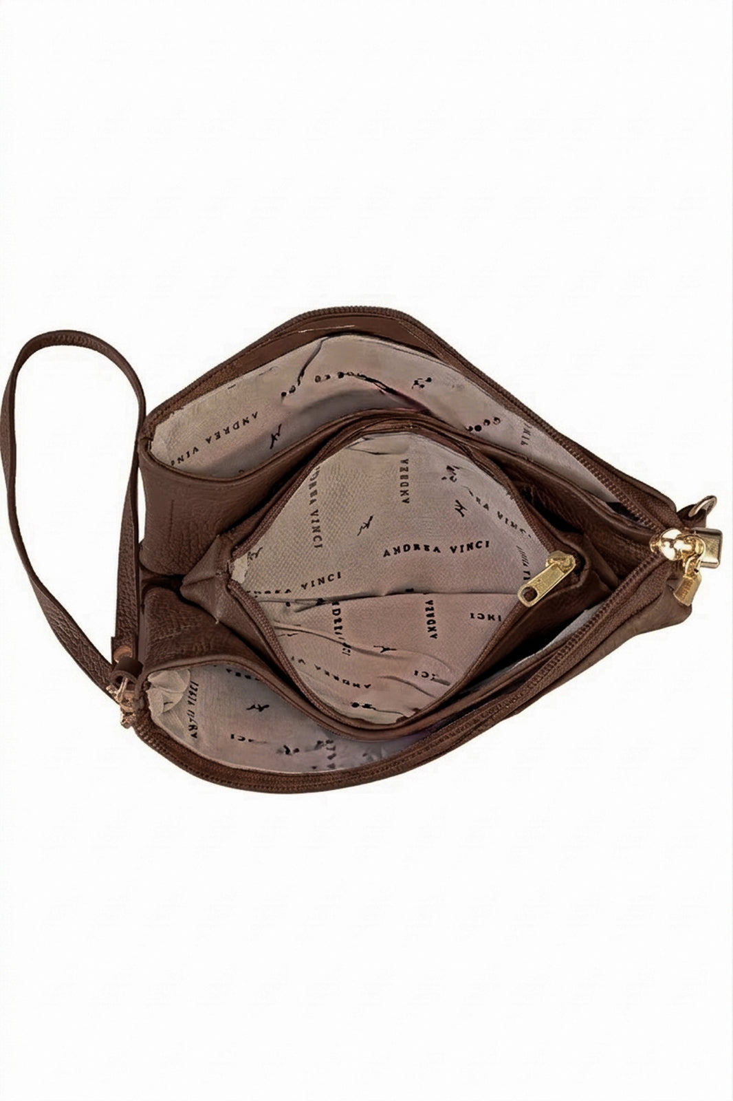 Bolsa transversal pequena de couro croco Tayná