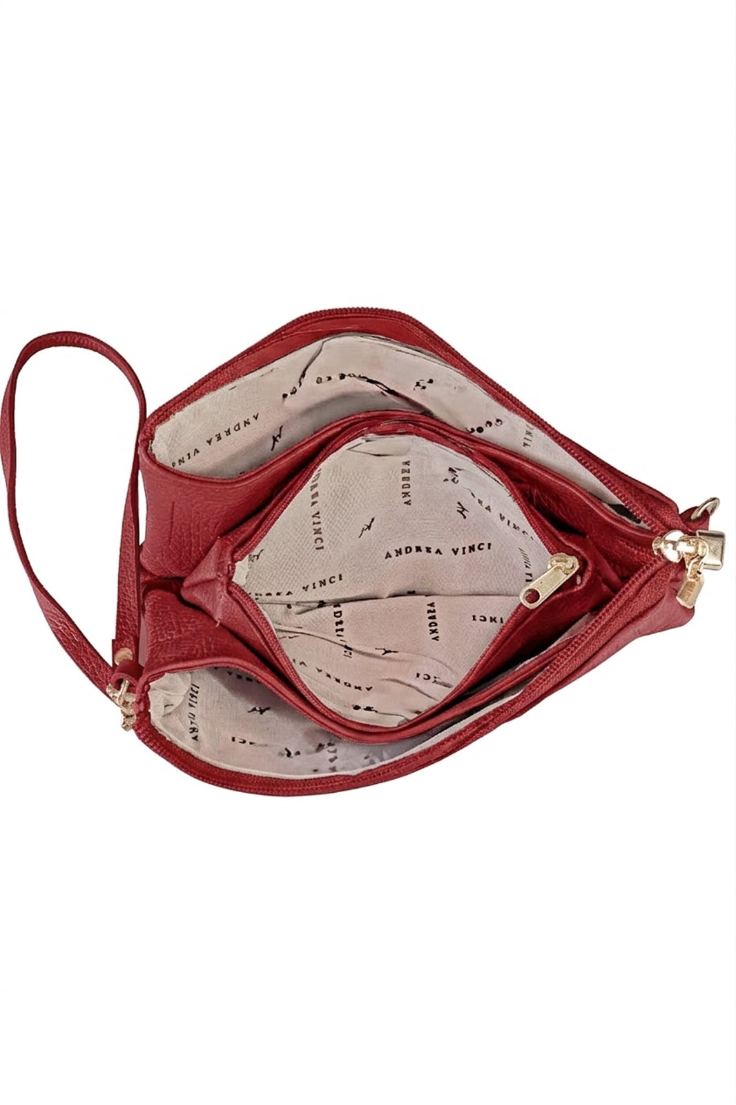 Bolsa transversal pequena de couro croco Tayná