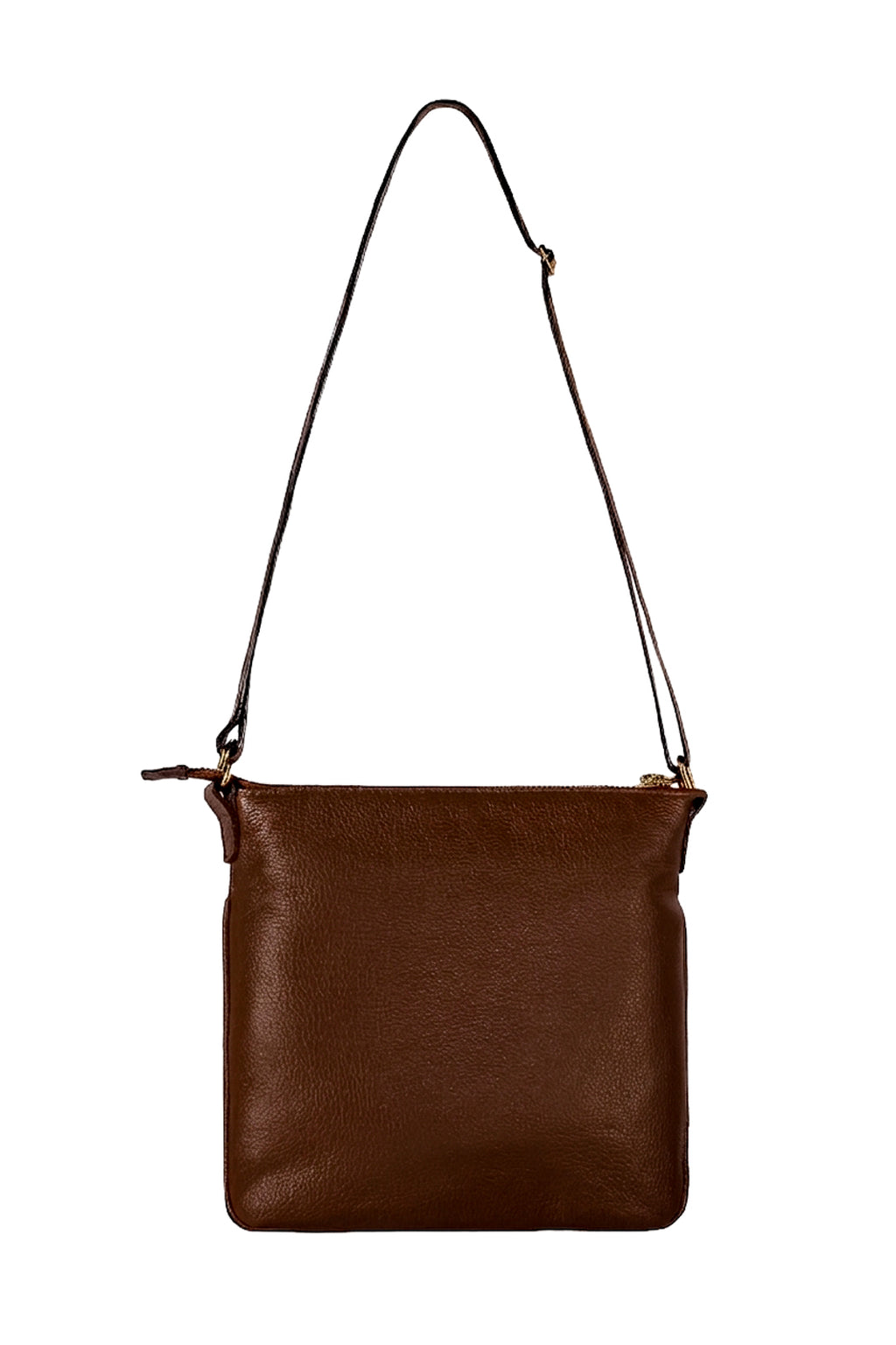 Bolsa pequena transversal em couro liso Emma