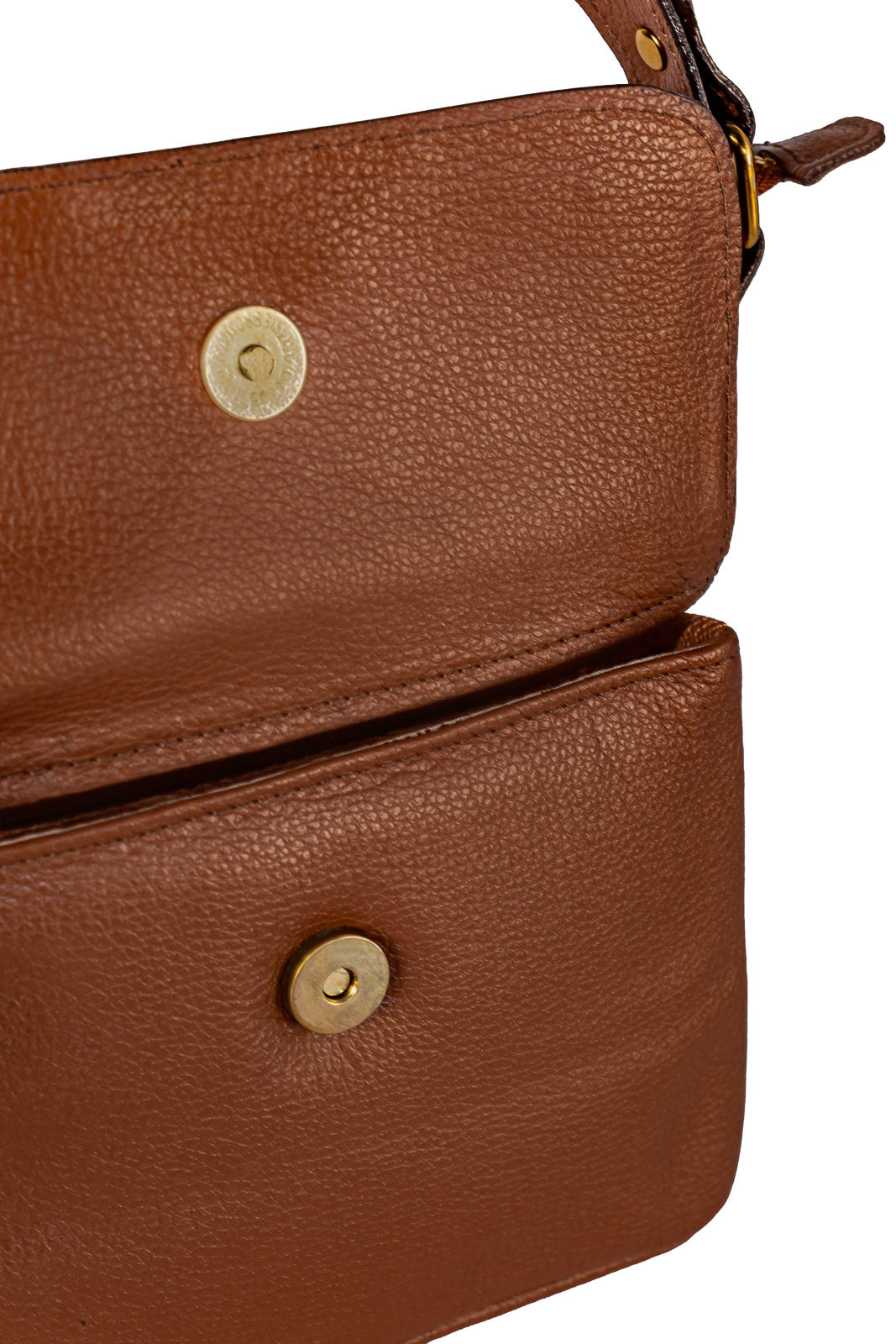 Bolsa pequena transversal em couro liso Emma