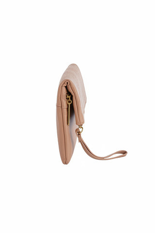 Clutch de couro croco Nikki