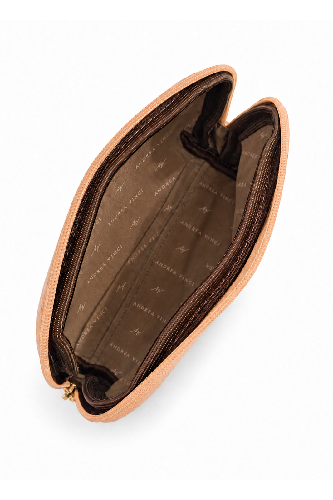 Necessaire de couro liso Duda 12x17x6cm — Enluaze, foto 3