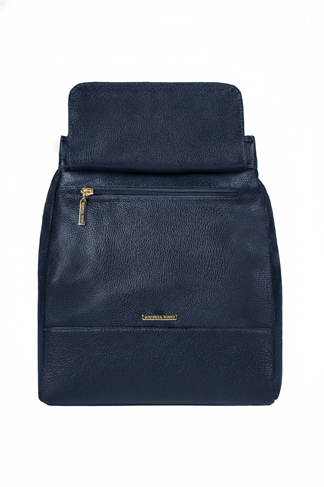 Mochila pequena antifurto couro liso Susan