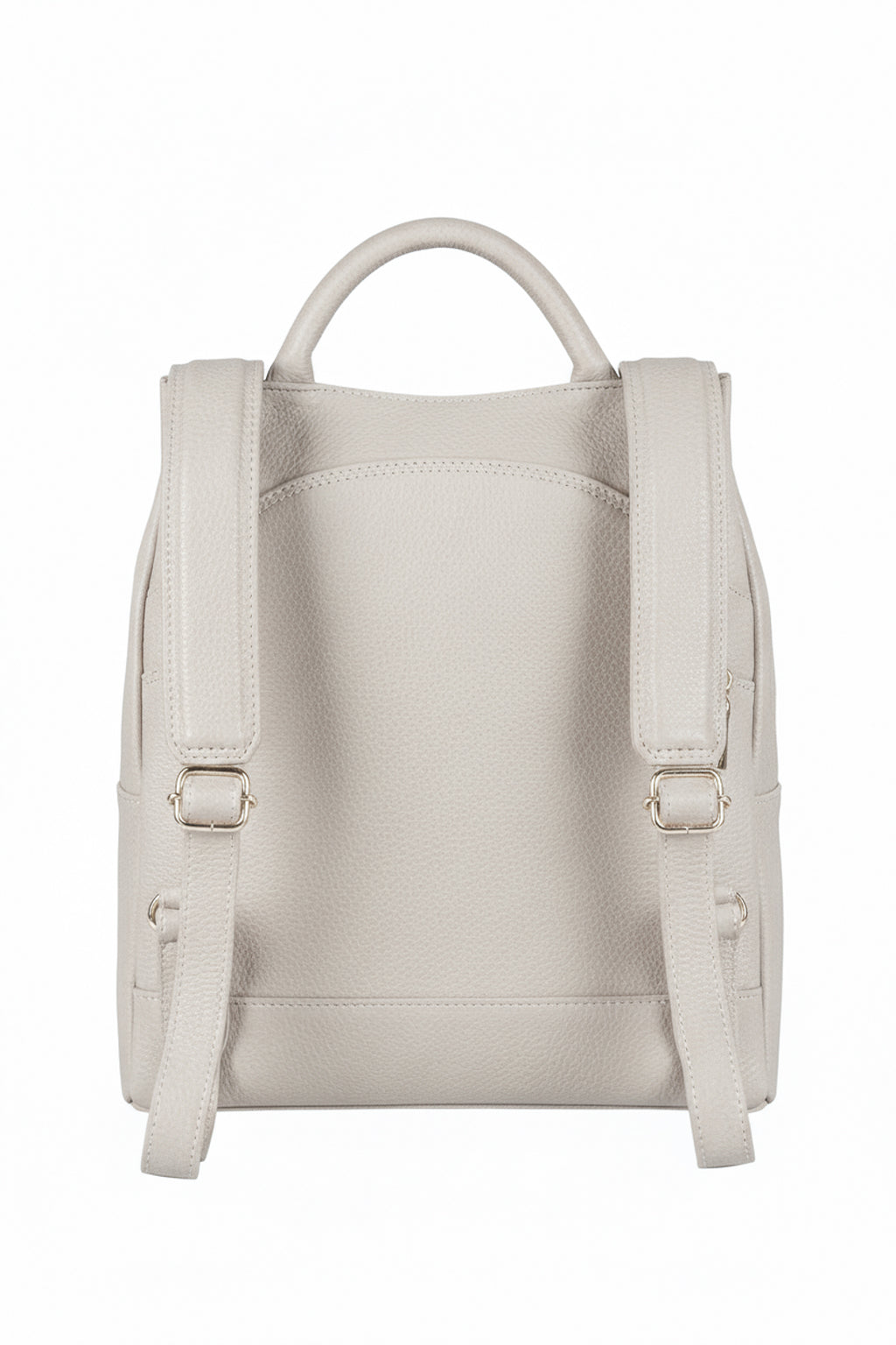 Mochila pequena antifurto couro liso Susan