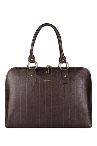 Pasta grande em couro liso Izabela