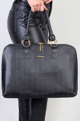 Pasta grande em couro liso Izabela