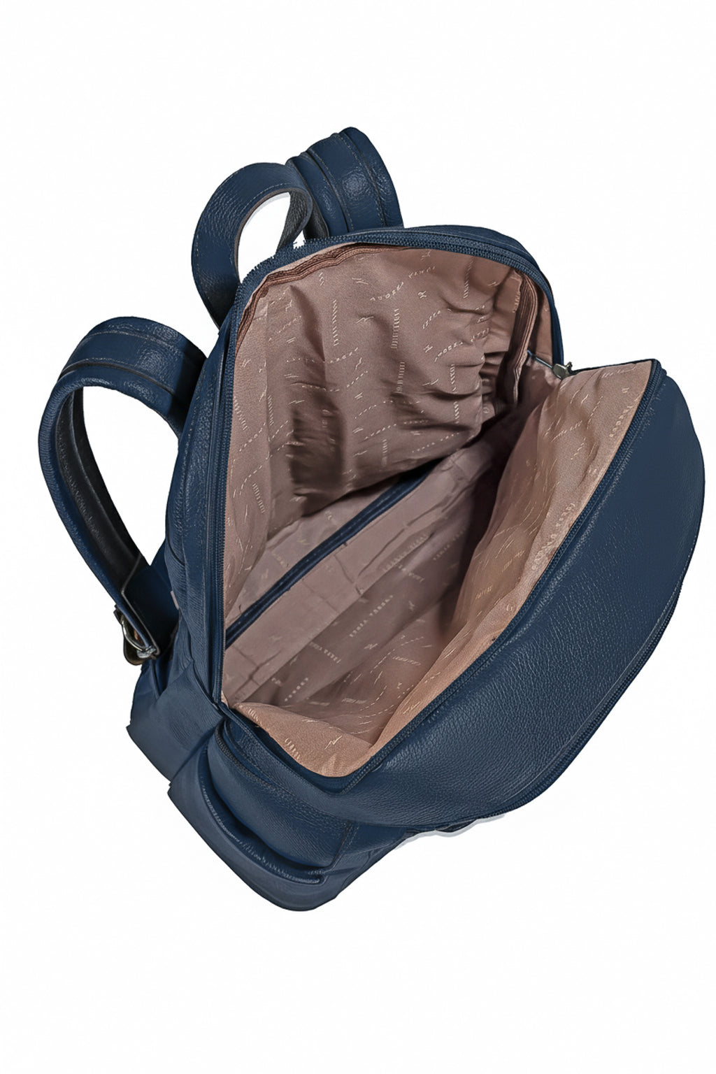 Mochila grande de couro croco Marcela