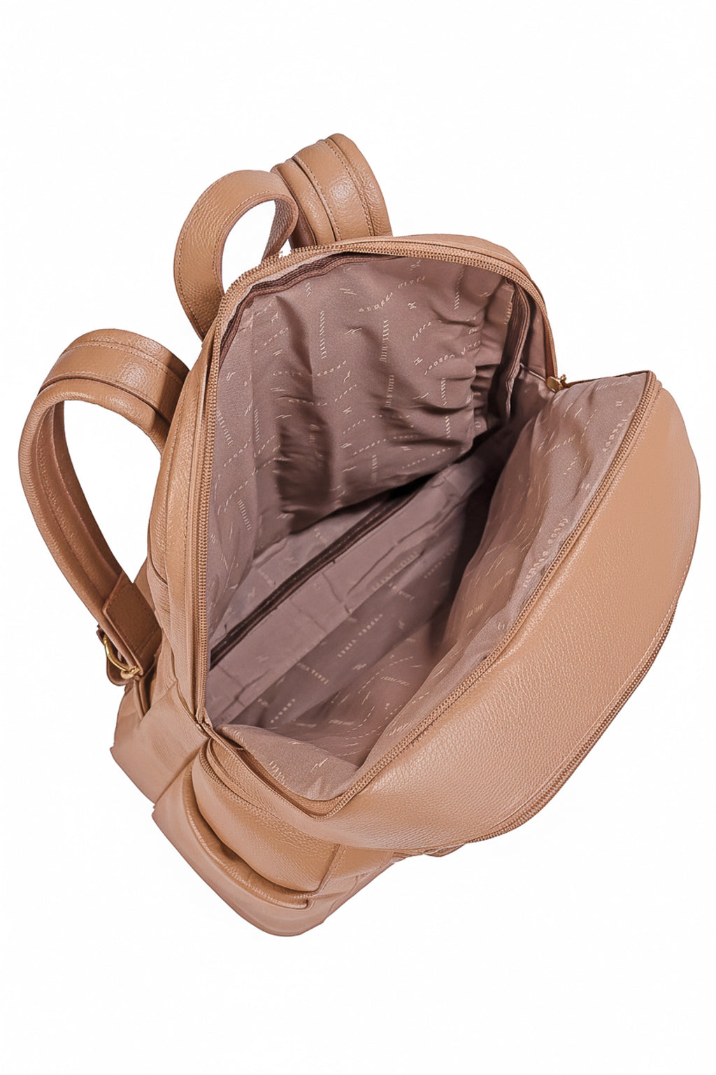 Mochila grande de couro croco Marcela