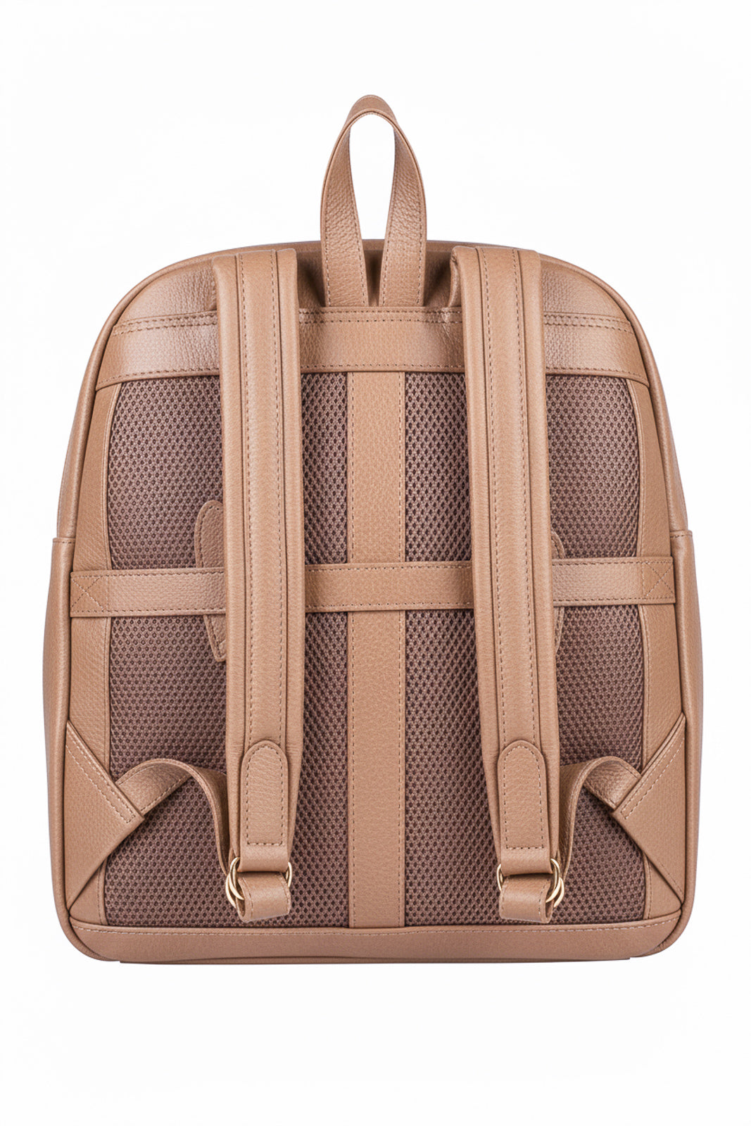 Mochila grande de couro croco Marcela