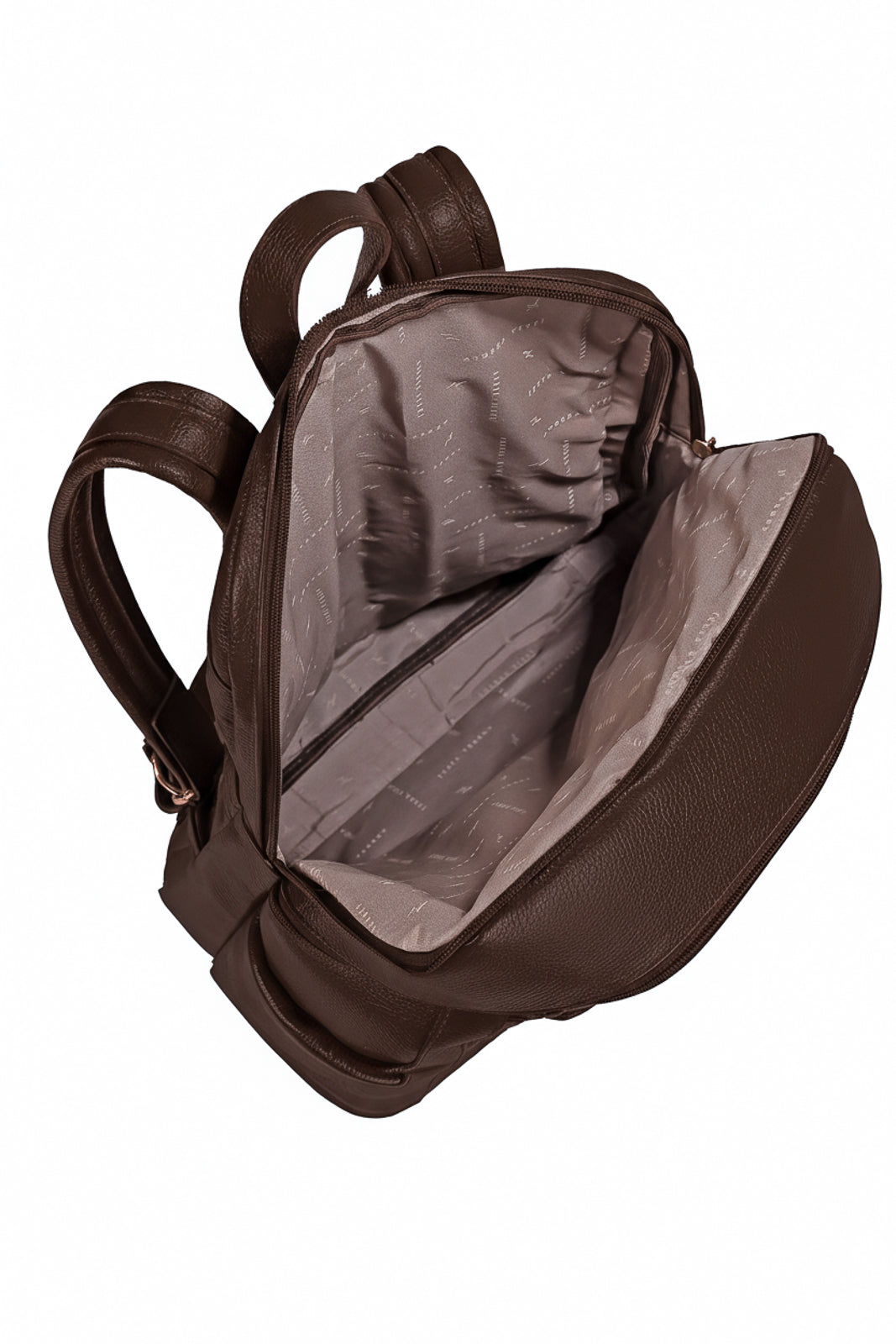 Mochila grande de couro croco Marcela