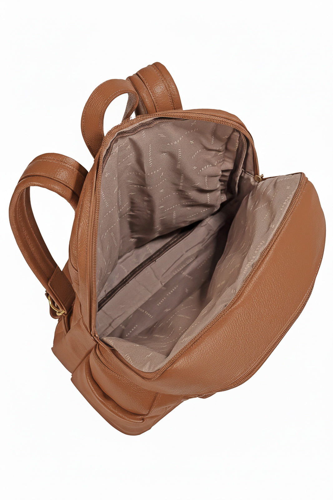 Mochila grande de couro croco Marcela