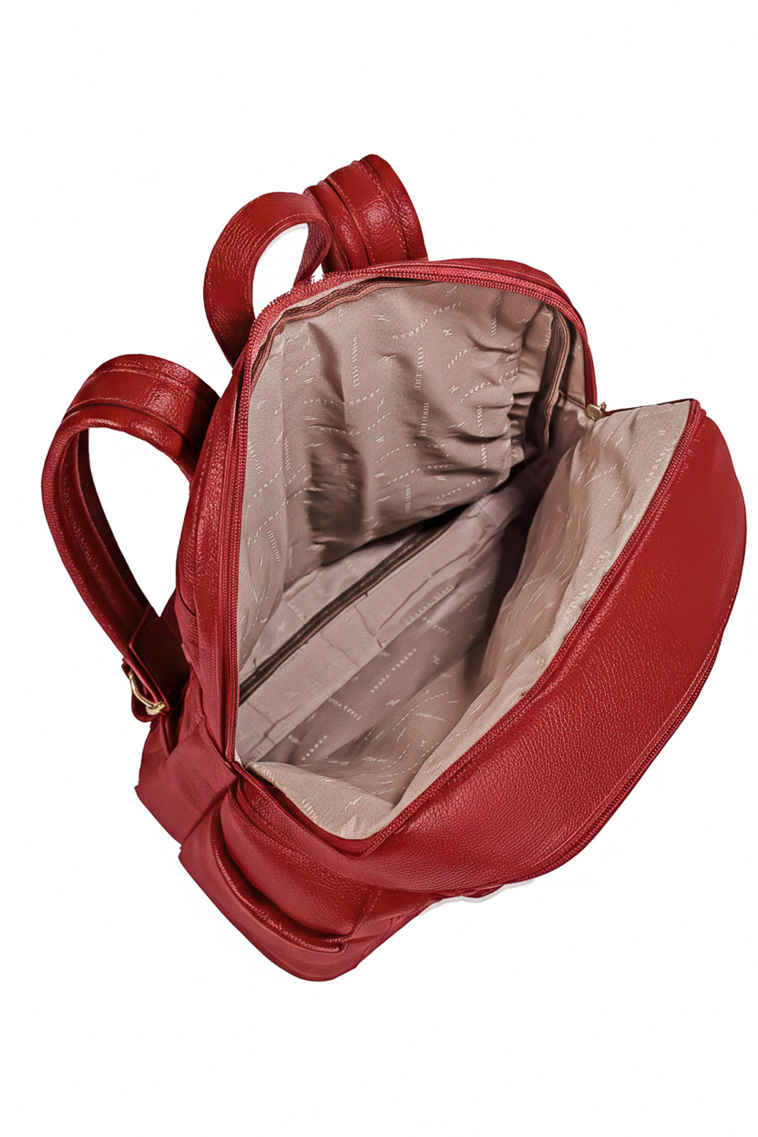 Mochila grande de couro croco Marcela