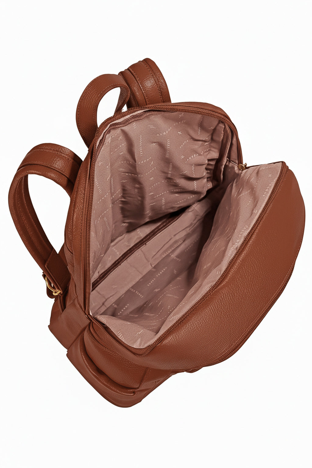 Mochila grande de couro croco Marcela