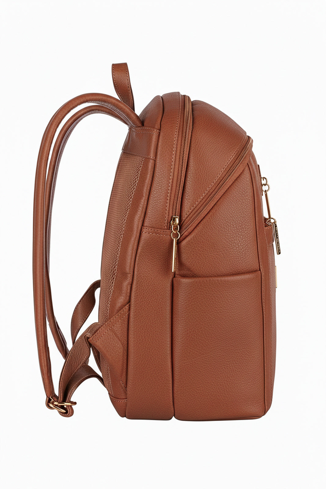 Mochila grande de couro croco Marcela