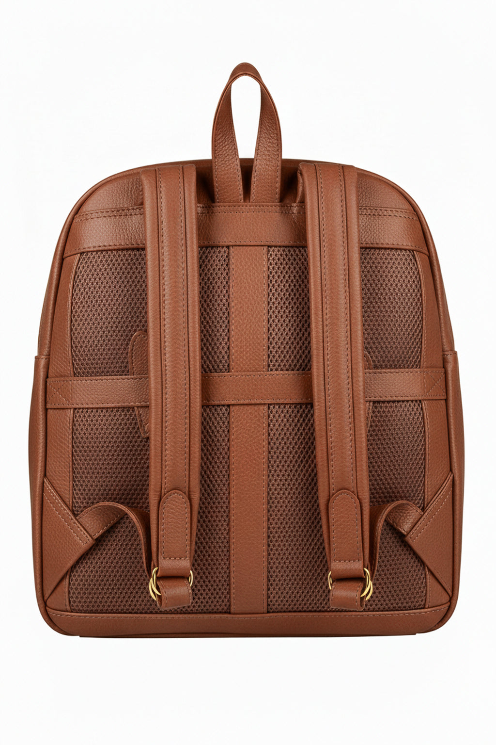 Mochila grande de couro croco Marcela