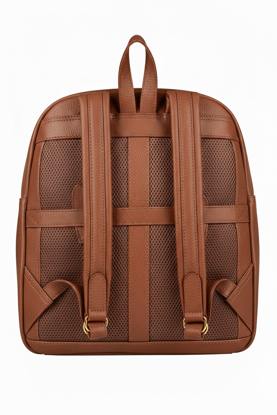 Mochila grande de couro croco Marcela