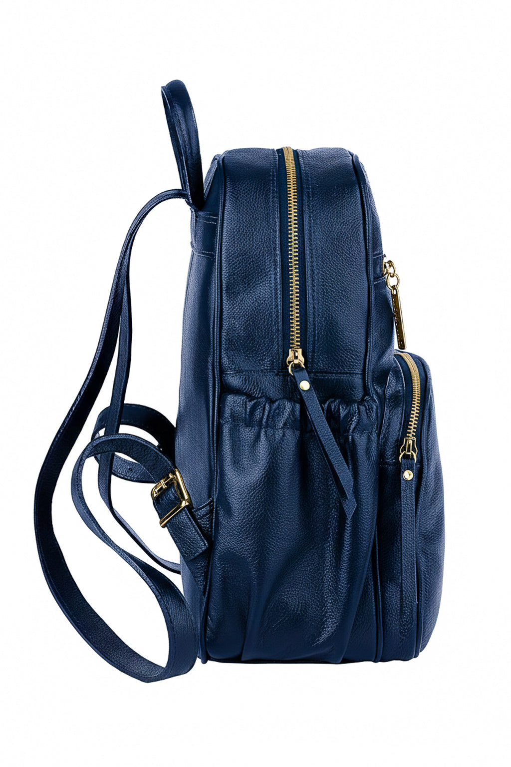 Mochila pequena de couro liso Zoey