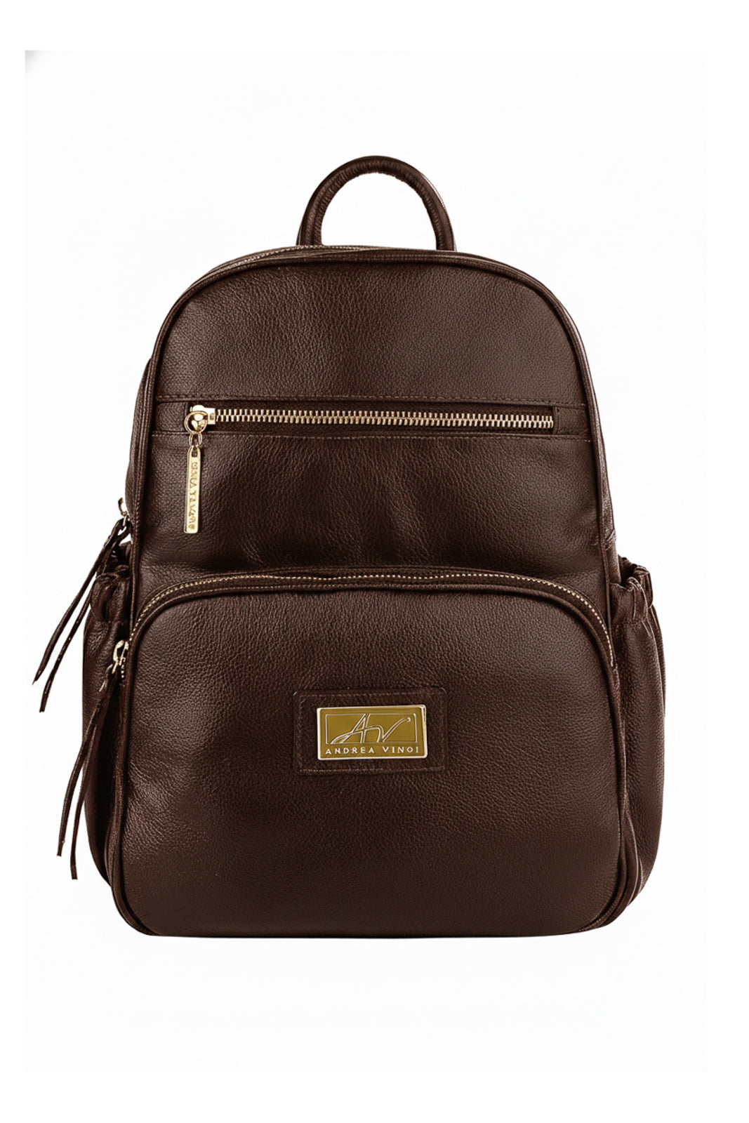 Mochila pequena de couro liso Zoey