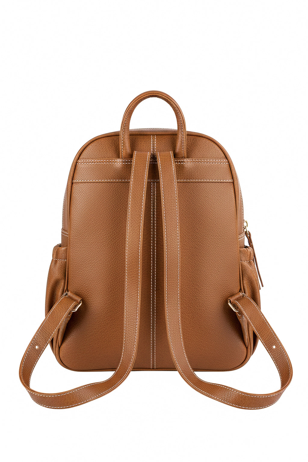 Mochila pequena de couro liso Zoey