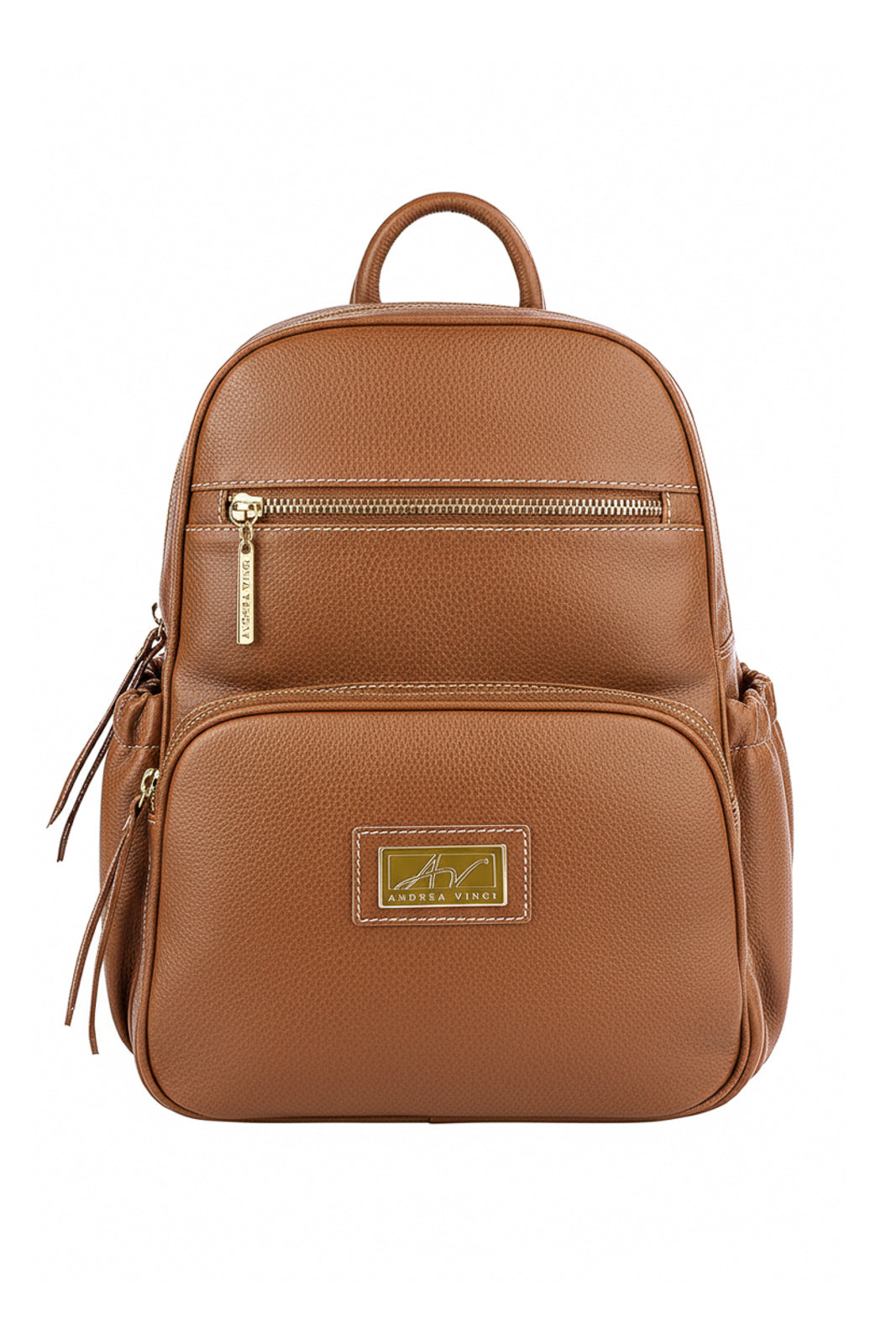 Mochila pequena de couro liso Zoey