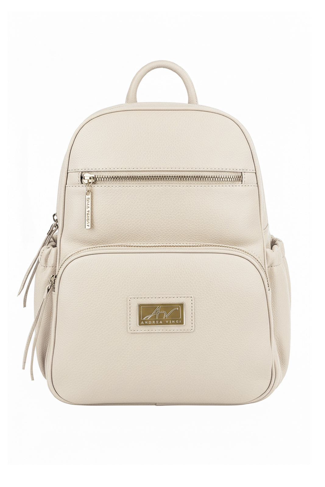 Mochila pequena de couro liso Zoey