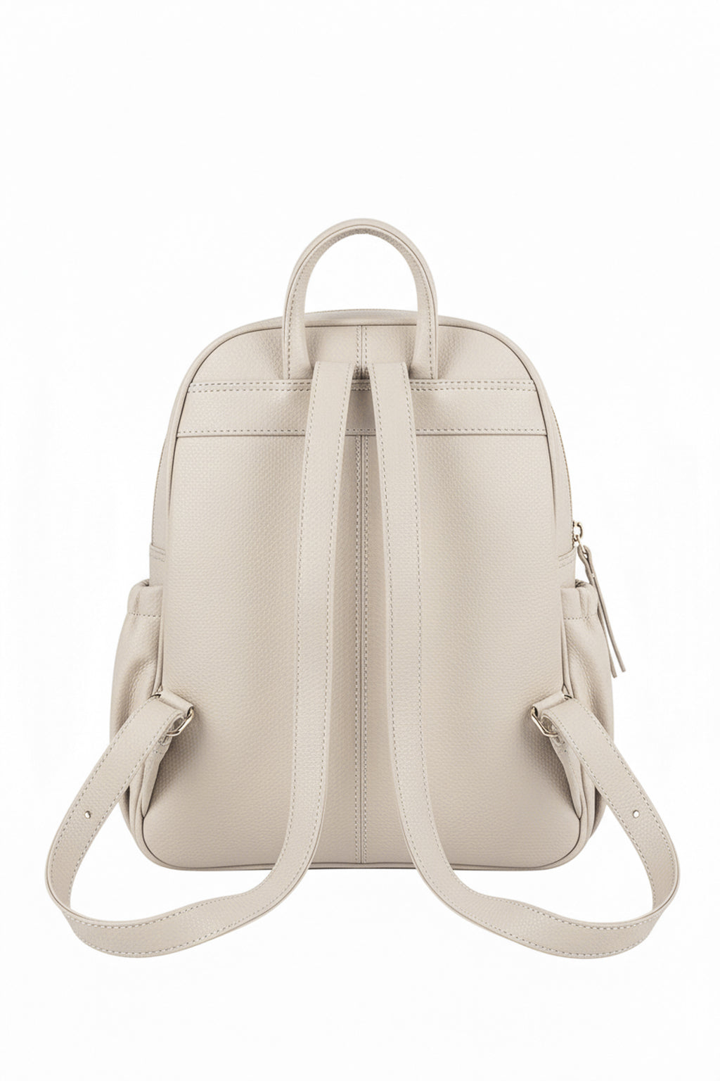 Mochila pequena de couro liso Zoey