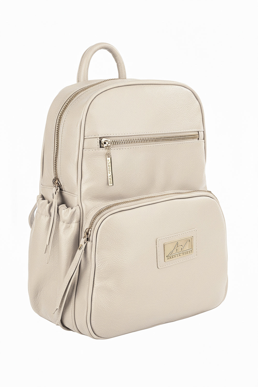 Mochila pequena de couro liso Zoey