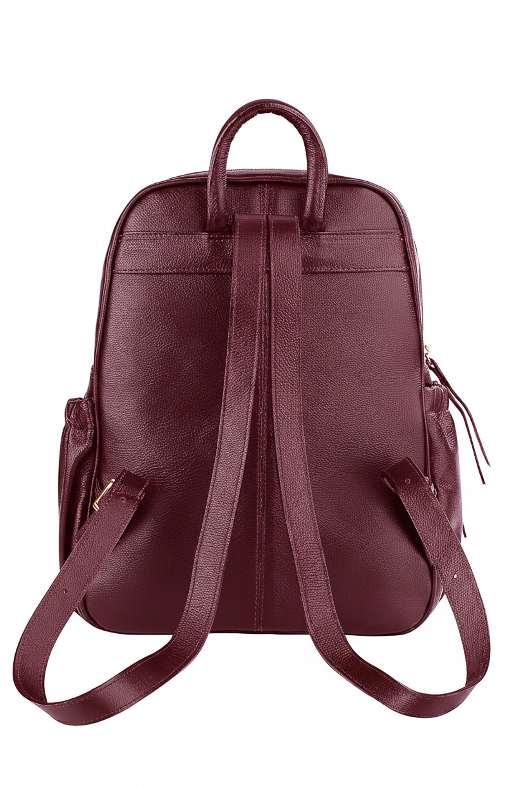 Mochila pequena de couro liso Zoey