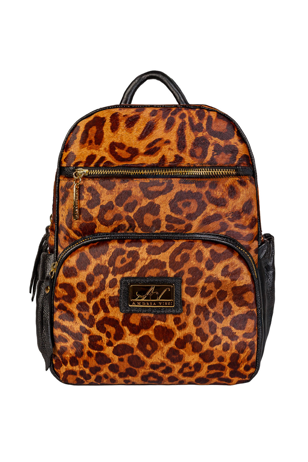 Mochila pequena de couro estampado Zoey