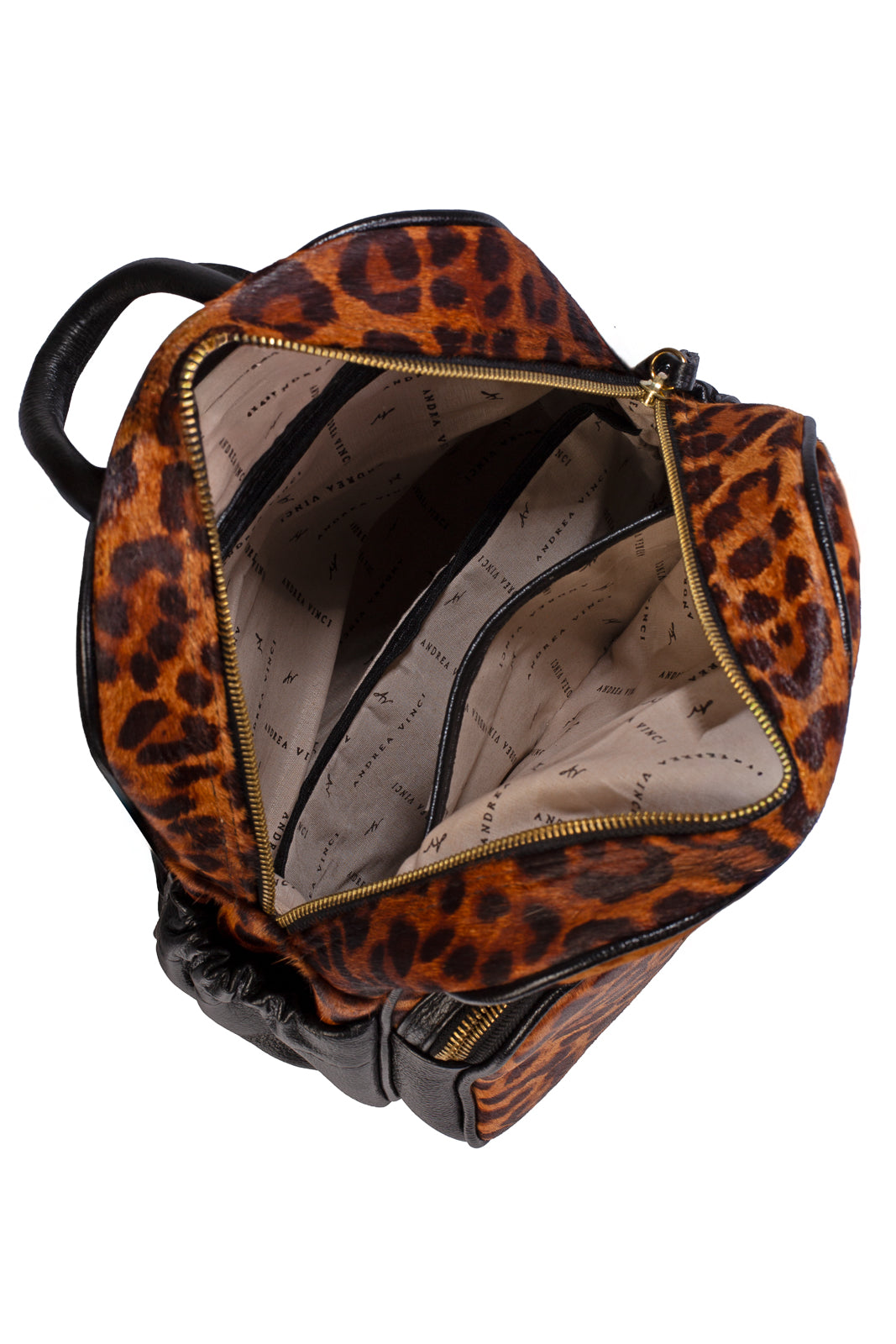 Mochila pequena de couro estampado Zoey