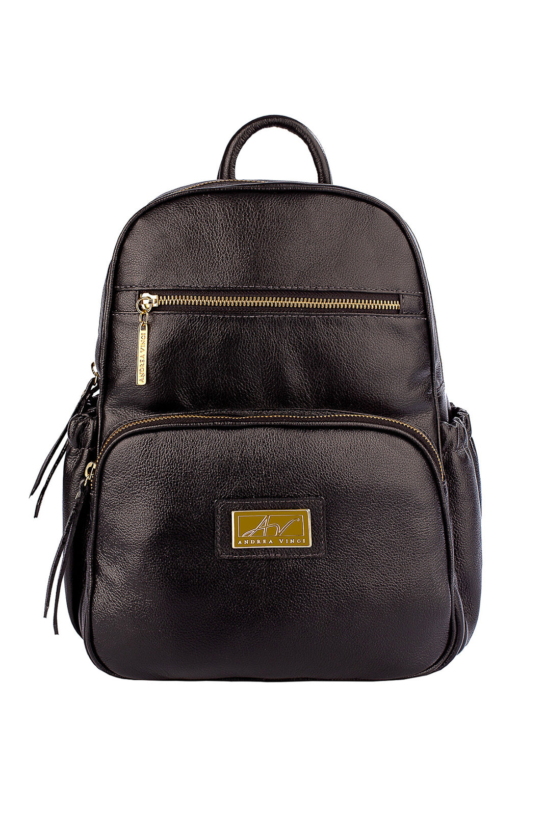 Mochila pequena de couro liso Zoey