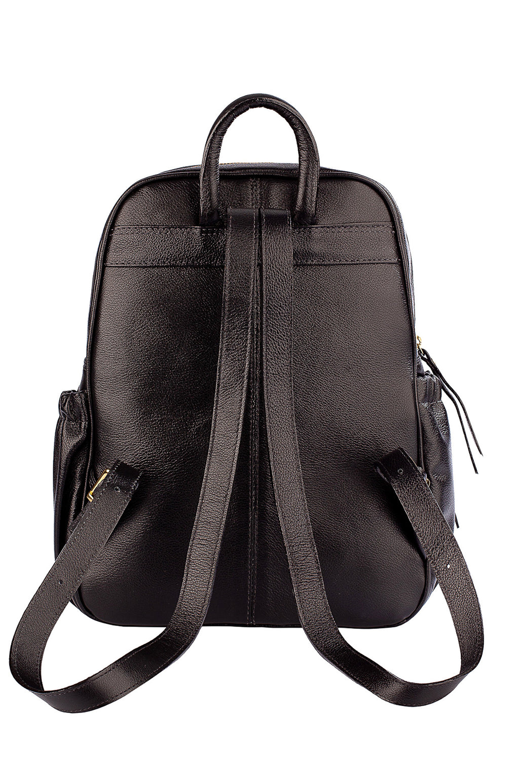 Mochila pequena de couro liso Zoey