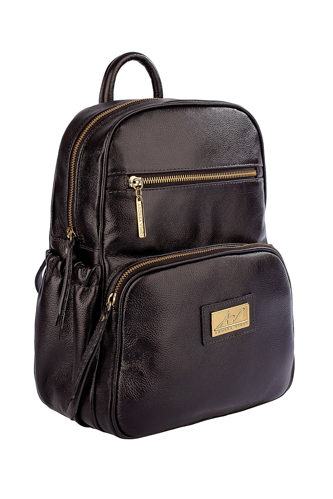 Mochila pequena de couro liso Zoey