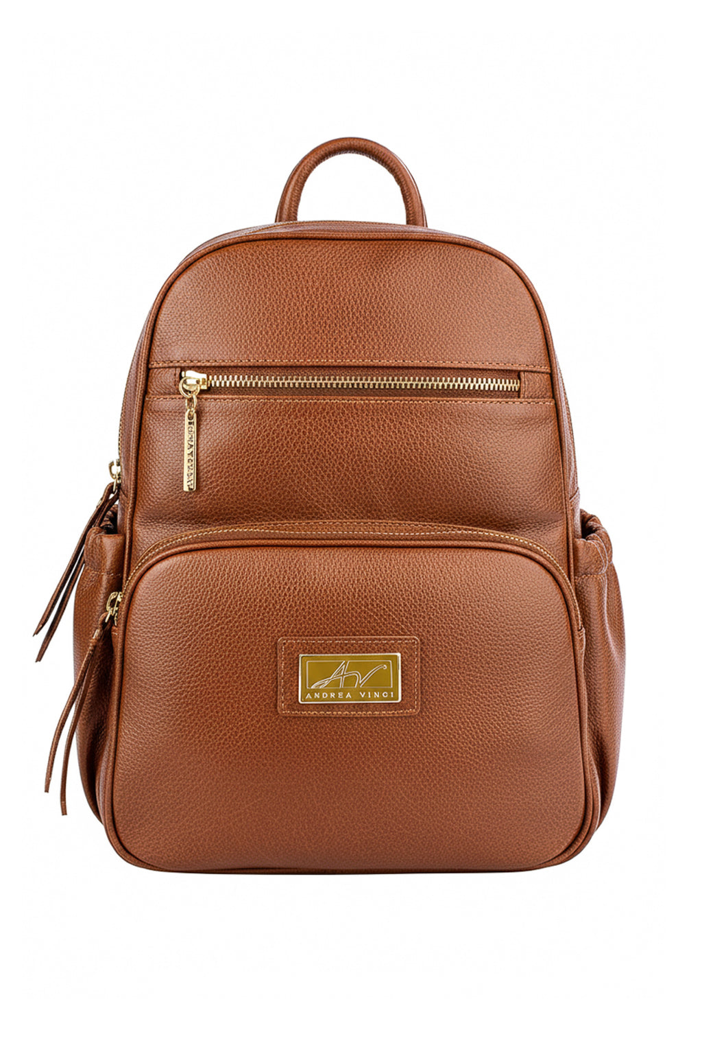 Mochila pequena de couro liso Zoey