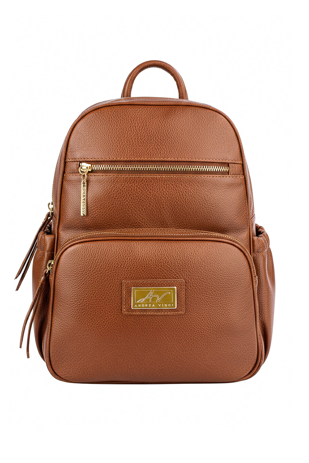 Mochila pequena de couro liso Zoey