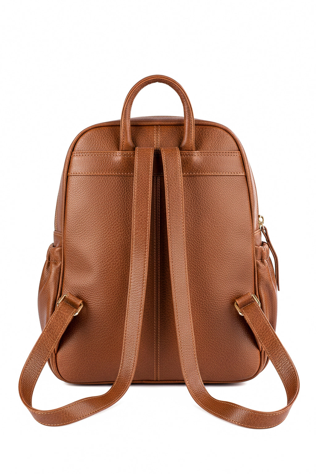 Mochila pequena de couro liso Zoey