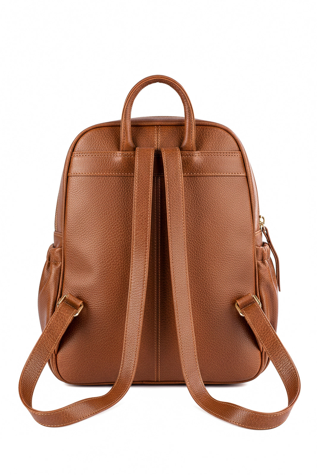 Mochila pequena de couro liso Zoey