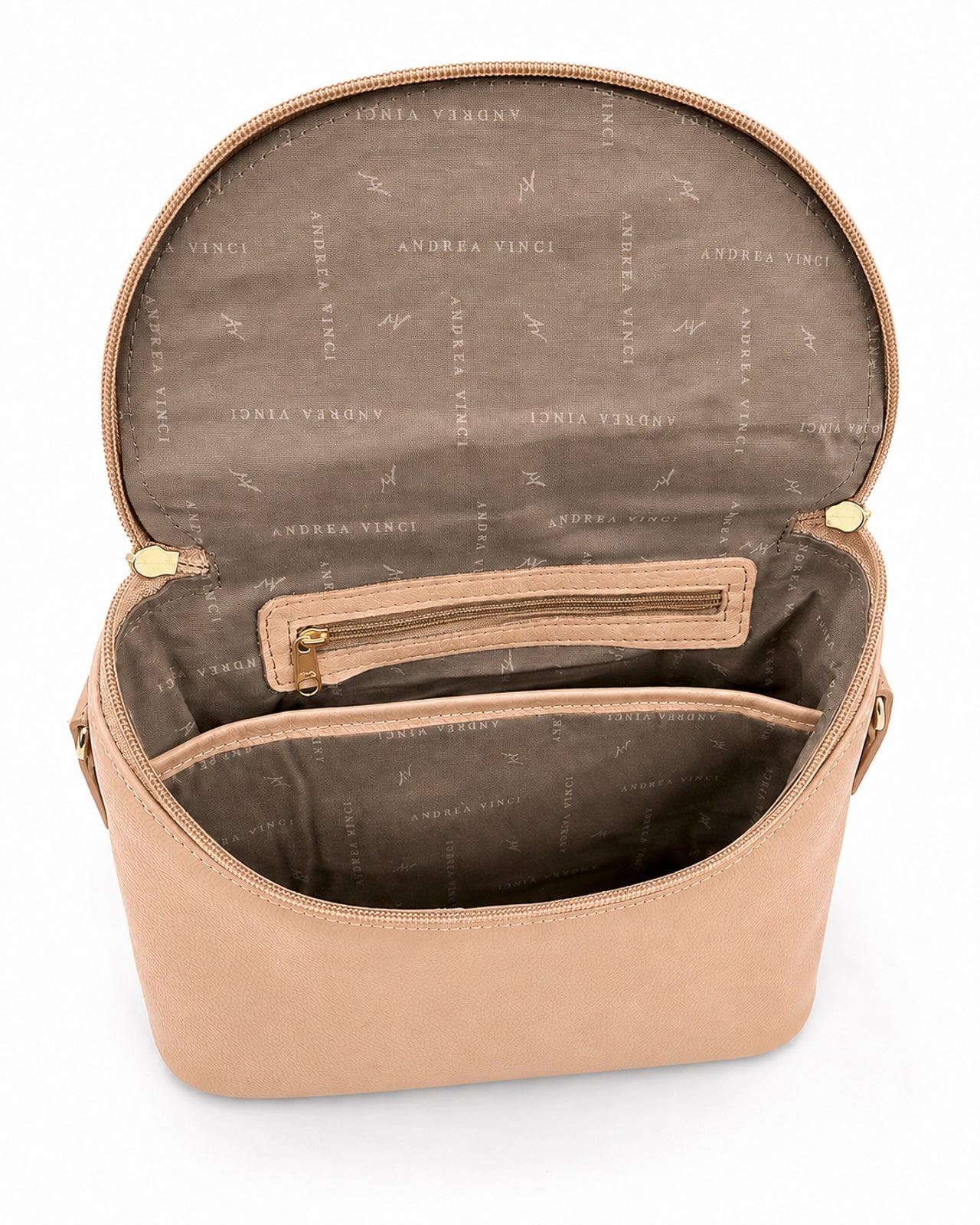 Bolsa tiracolo de couro liso Tereza