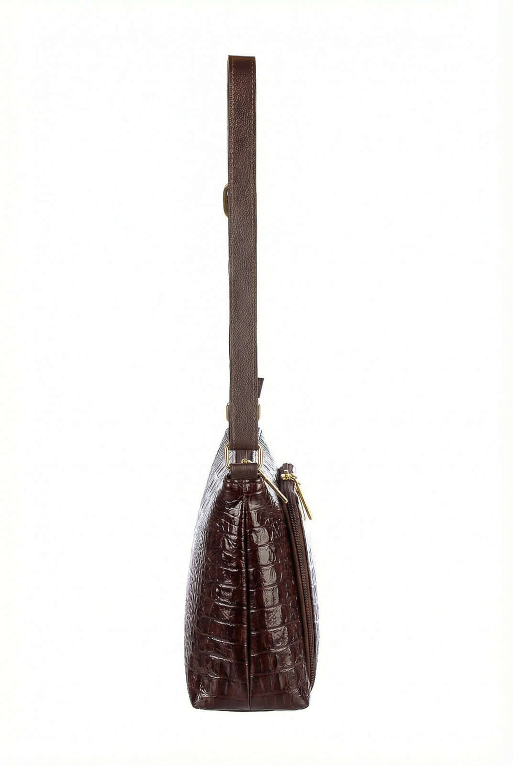 Bolsa de couro croco tiracolo Ninna - Enluaze