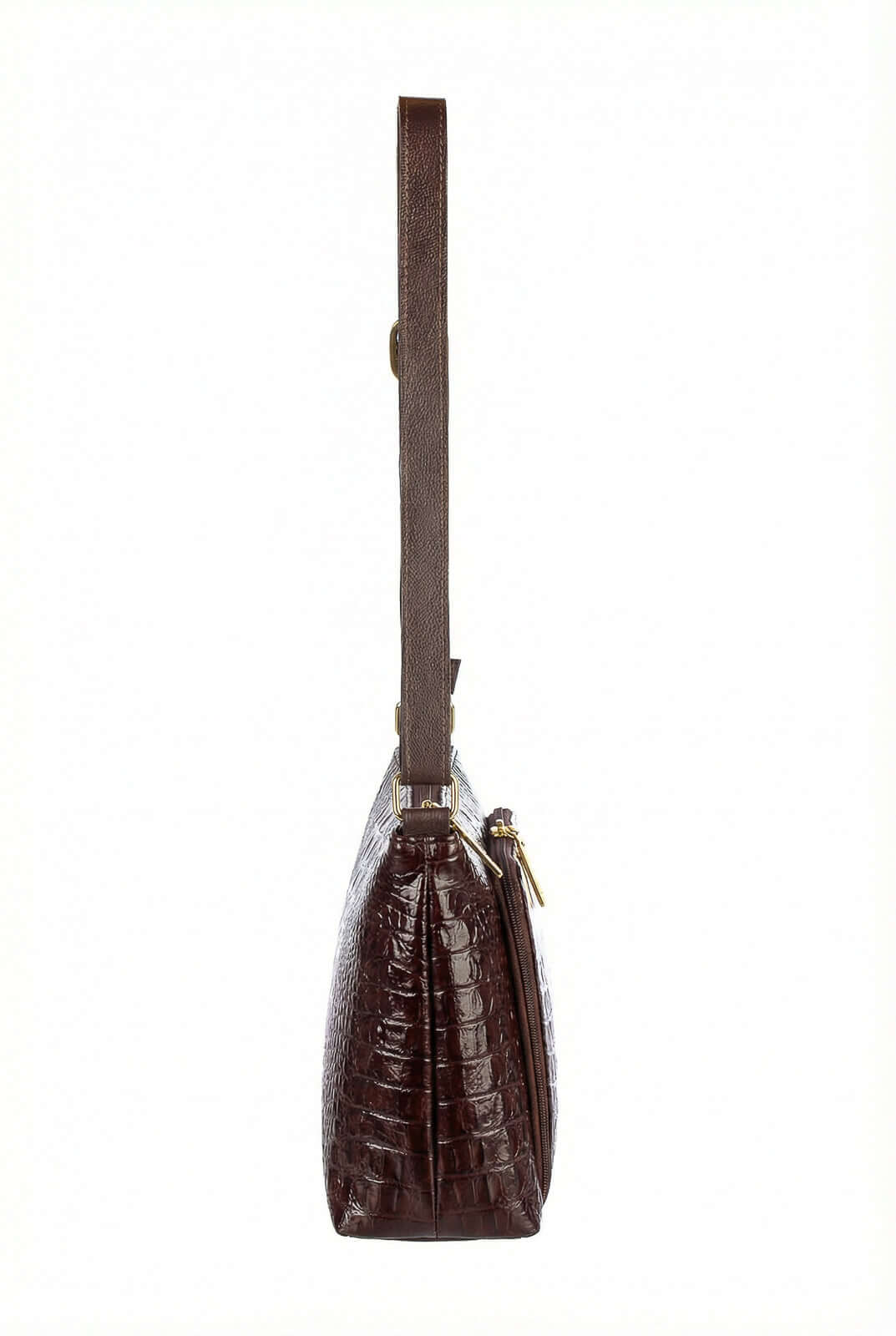 Bolsa de couro croco tiracolo Ninna - Enluaze