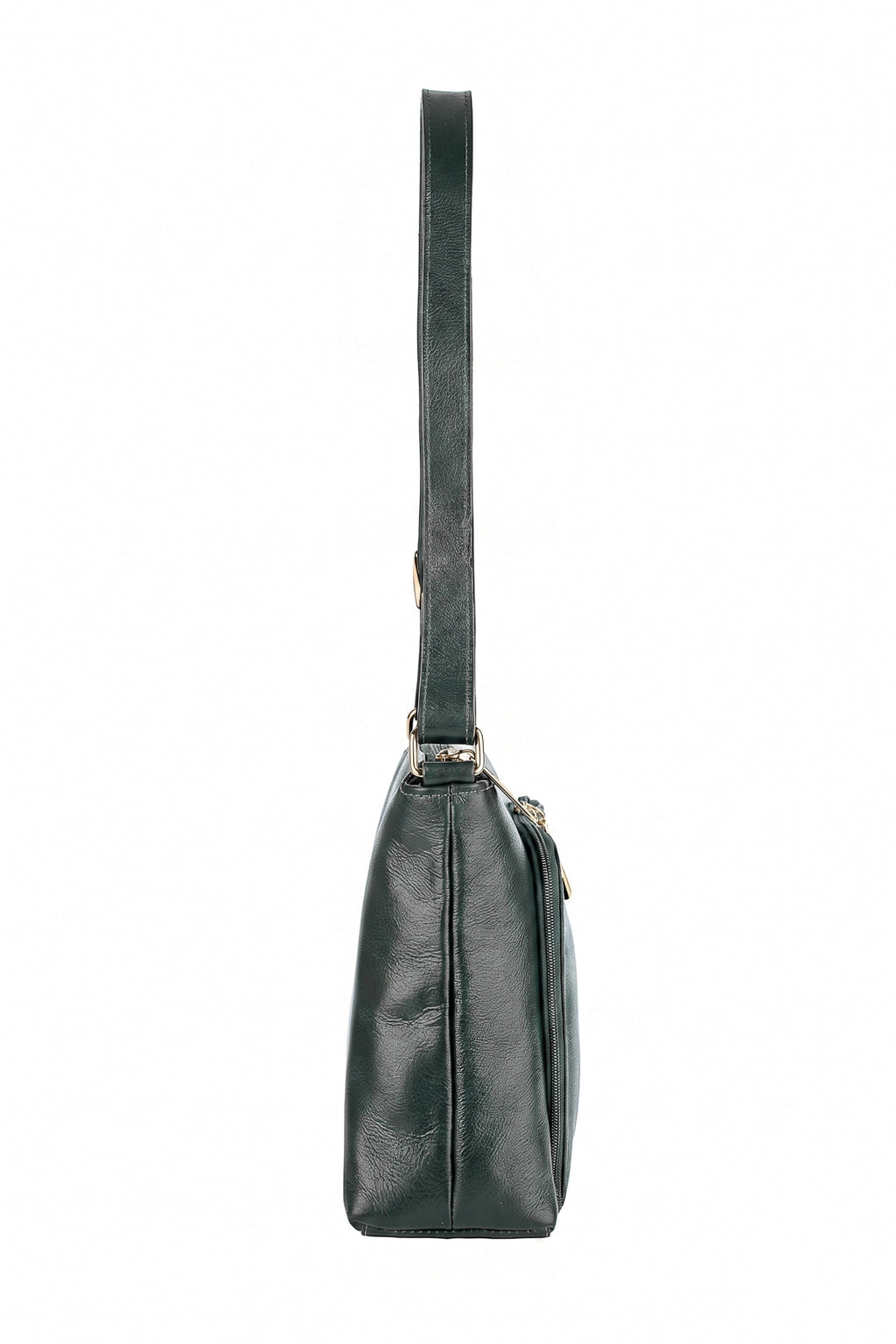Bolsa de couro liso tiracolo Ninna
