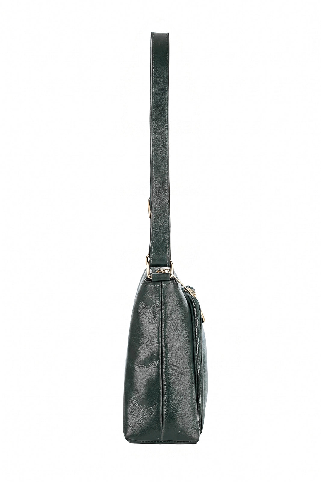 Bolsa de couro liso tiracolo Ninna