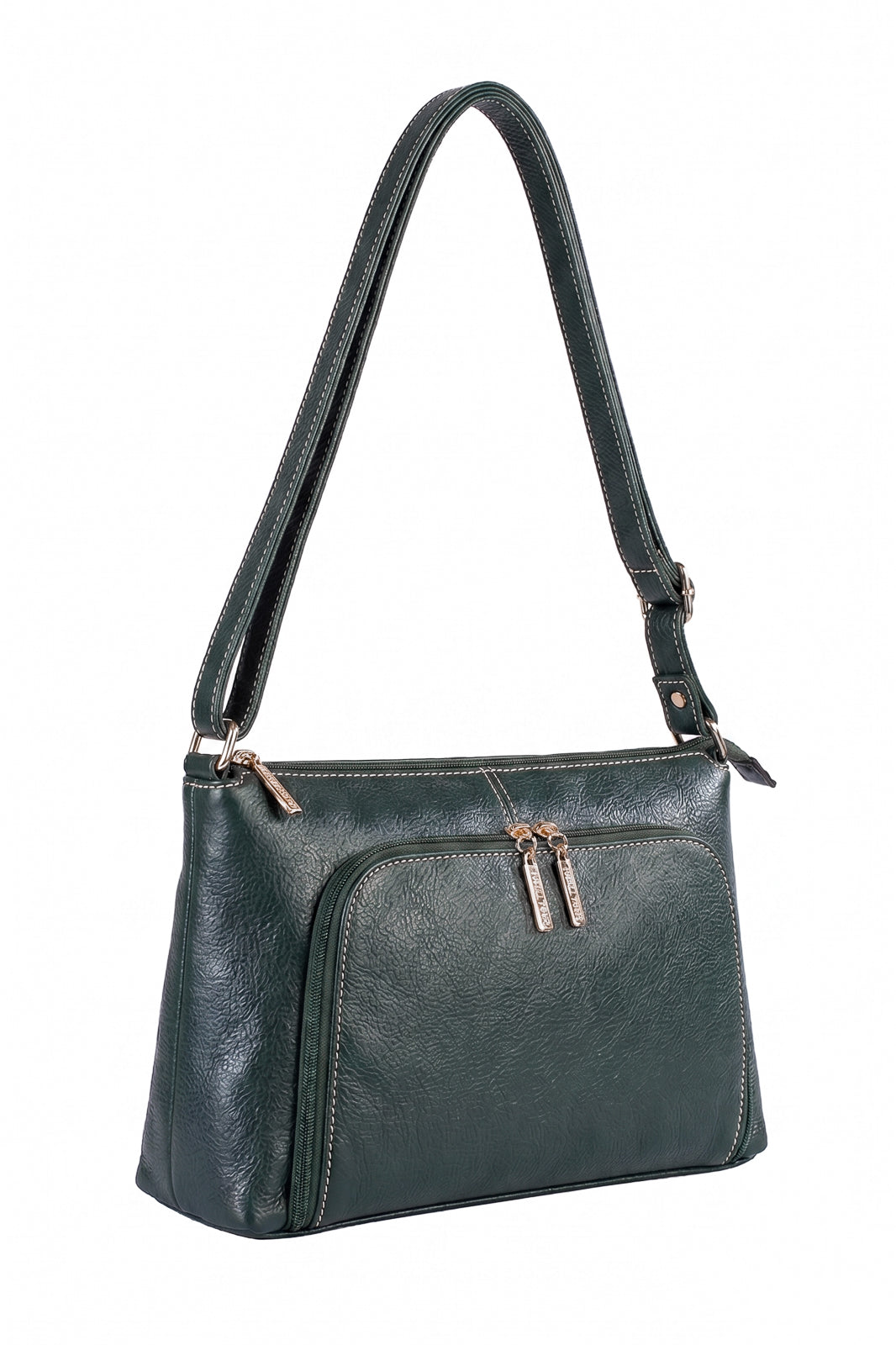 Bolsa de couro liso tiracolo Ninna