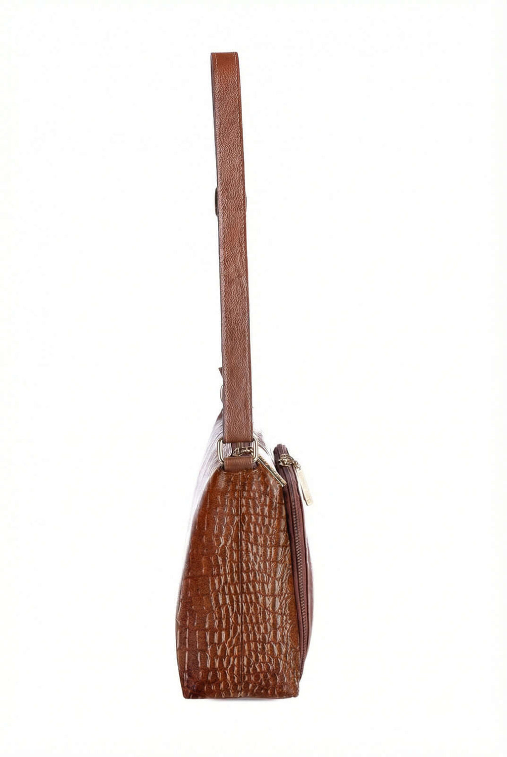 Bolsa de couro croco tiracolo Ninna - Enluaze