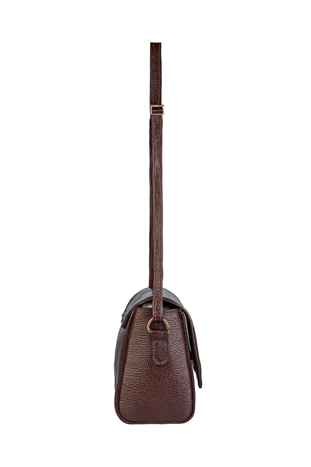 Mini bolsa transversal de couro croco Josi - Enluaze