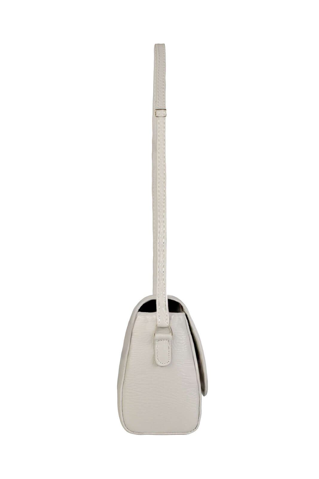 Mini bolsa transversal de couro croco Josi - Enluaze