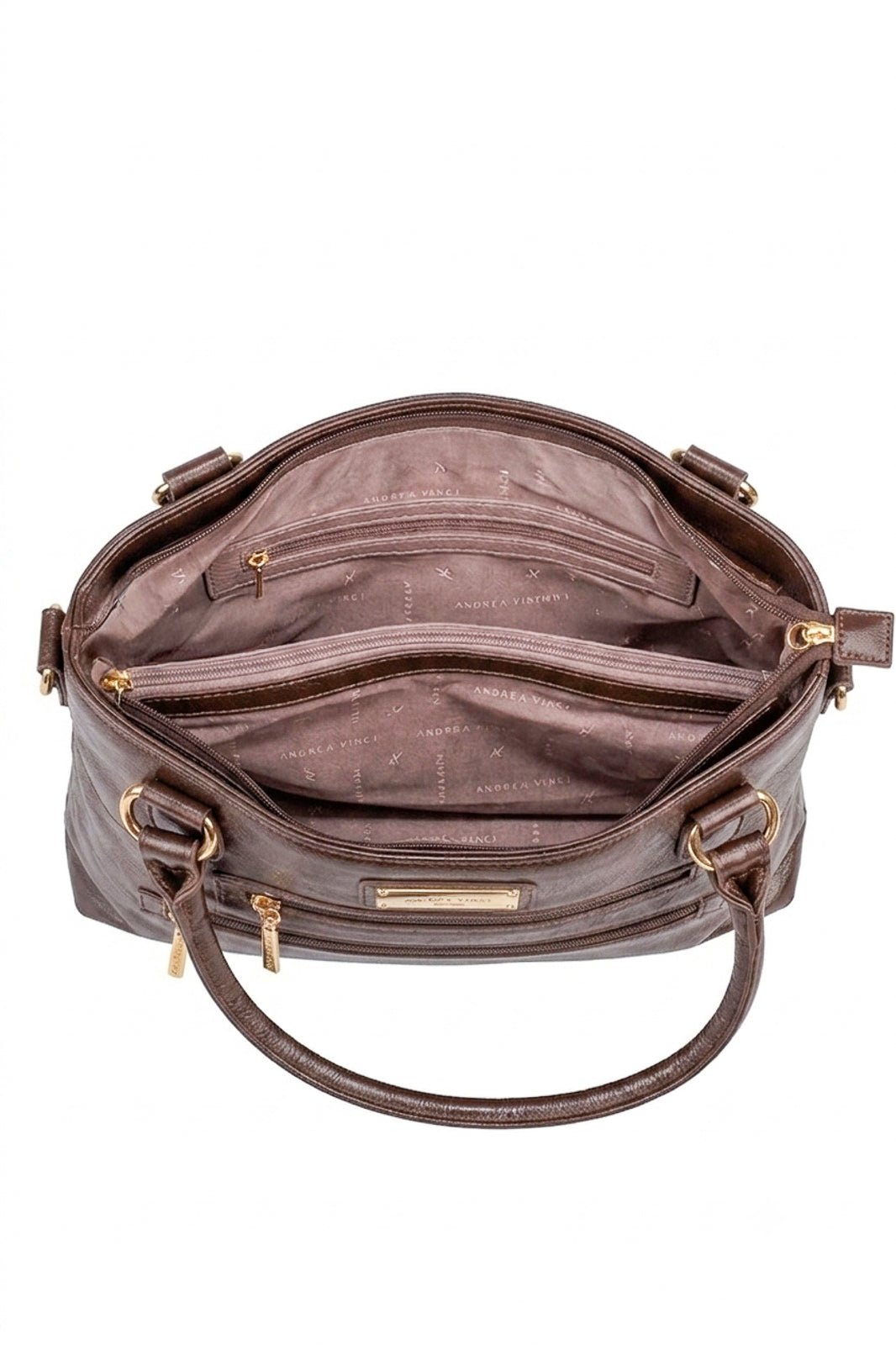 Bolsa de ombro em couro liso Alícia