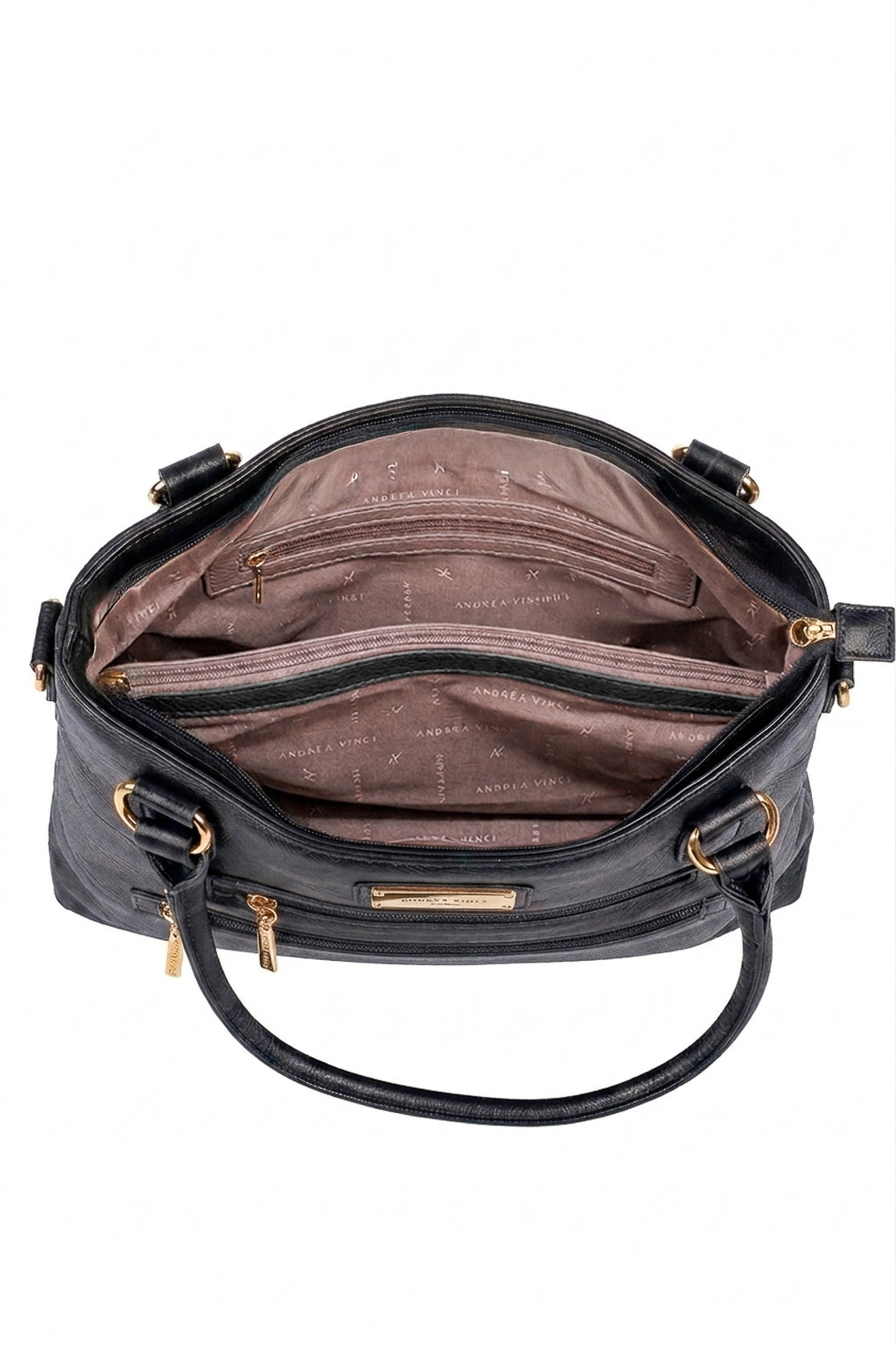 Bolsa de ombro em couro liso Alícia