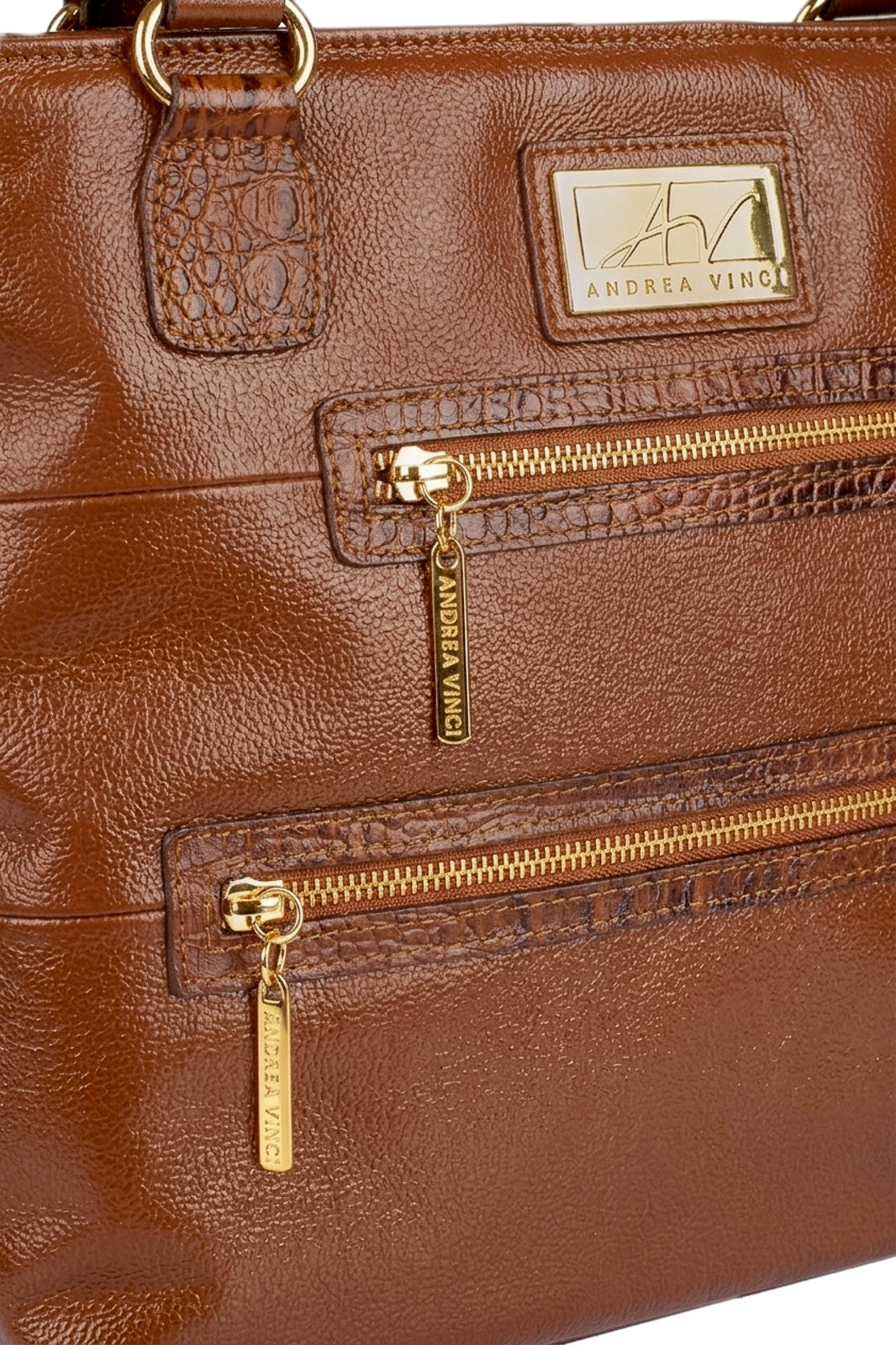 Bolsa de ombro em couro liso Alícia