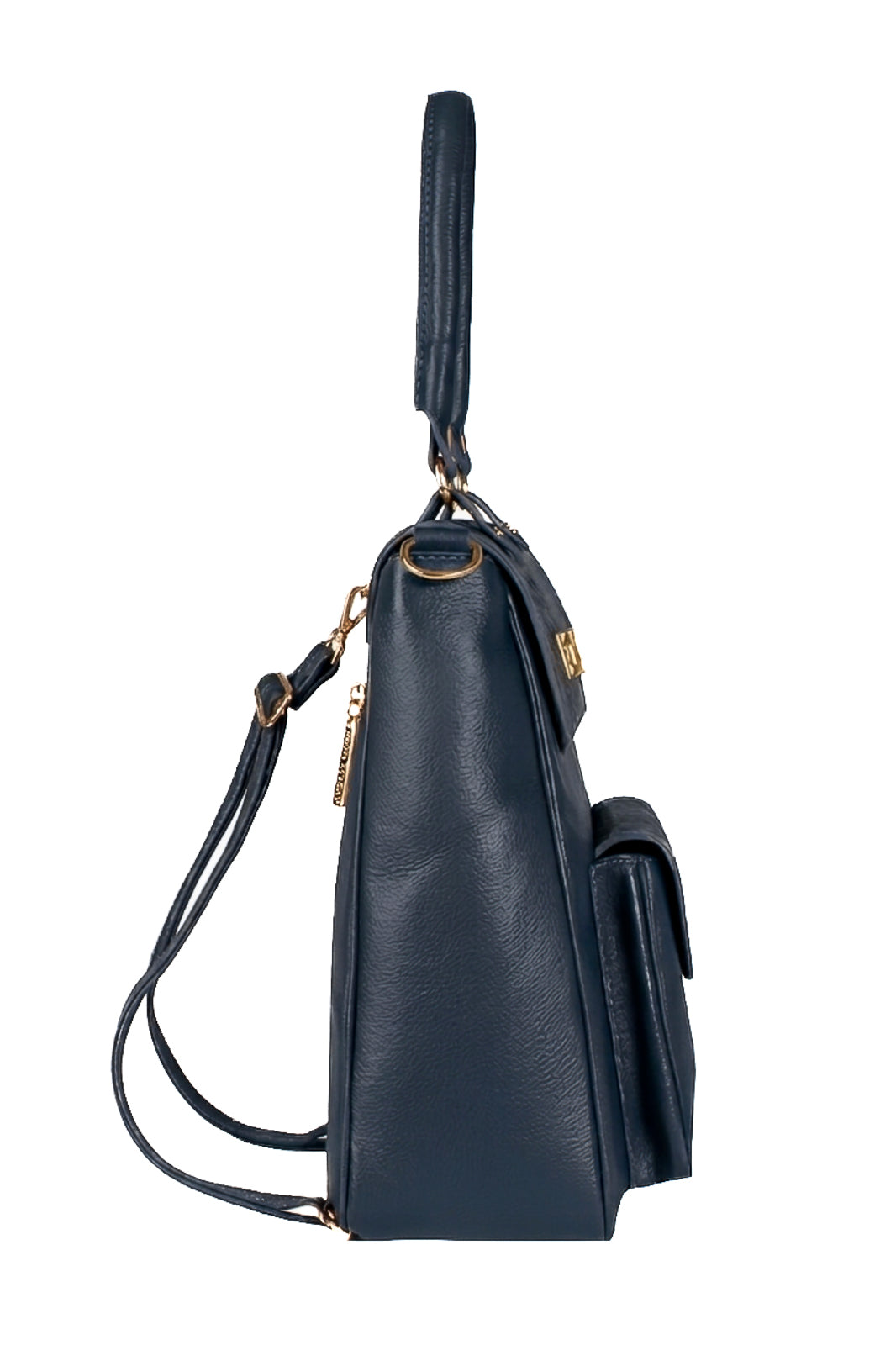 Mochila 2 em 1 de couro croco Joanna